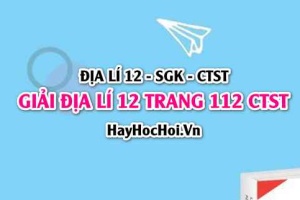 Giải Địa lí 12 trang 112 Chân trời sáng tạo SGK